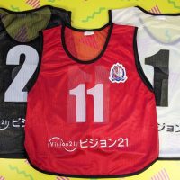 カターレ富山様ビブスにロゴが入りました！